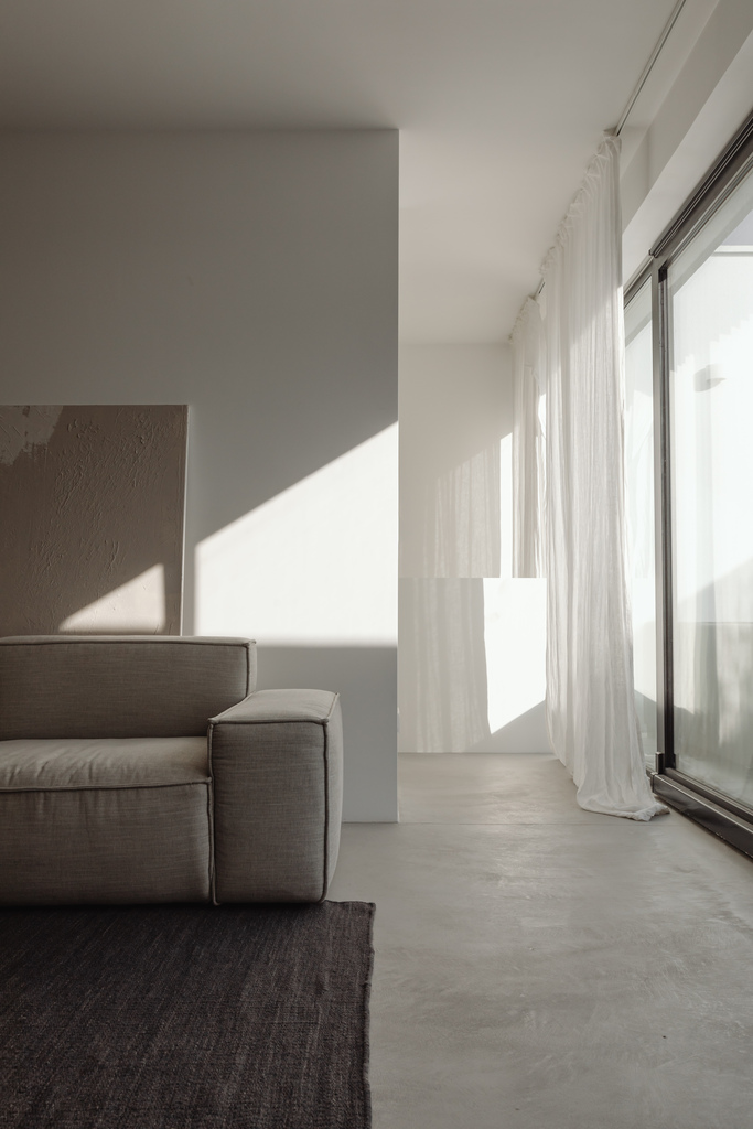 zasłona lniana minimalistyczne wnętrze wrocław perfecta home